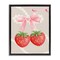 Stupell Industries Feminine Strawberry Pearls Floating Frame, design by Jesse Keith